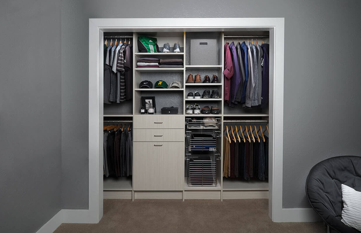 Small Reach-in Closet Organization Ideas