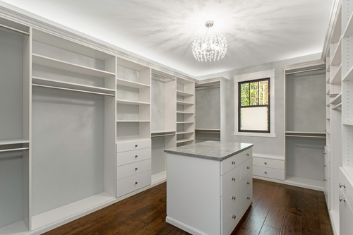 armoires vs. custom closets.